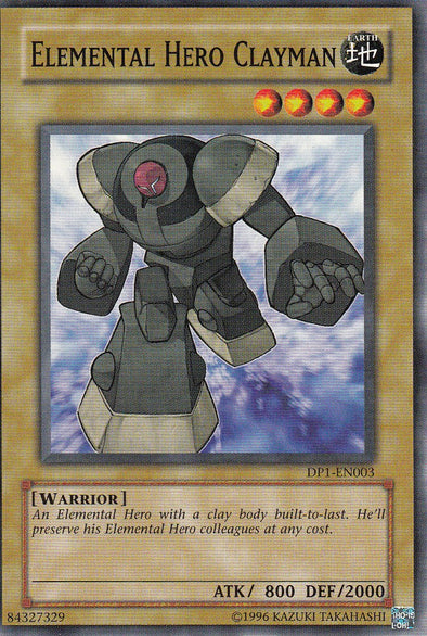 Elemental Hero Clayman - DP1-EN003 - Common - Unlimited available at 401 Games Canada