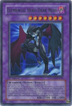 Elemental Hero Dark Neos - POTD-EN033 - Ultra Rare - 1st Edition available at 401 Games Canada