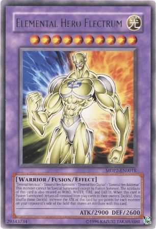 Elemental Hero Electrum - MDP2-EN001K - Rare (UDE Redemption) available at 401 Games Canada