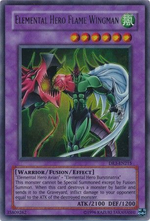 Elemental Hero Flame Wingman-DR3-EN215 - Ultra Rare available at 401 Games Canada