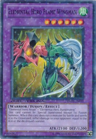 Elemental Hero Flame Wingman - DT03-EN035 - Normal Parallel Rare available at 401 Games Canada