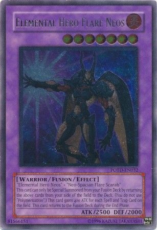 Elemental Hero Flare Neos - POTD-EN032 - Ultimate Rare - Unlimited available at 401 Games Canada