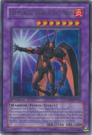 Elemental Hero Flare Neos - POTD-EN032 - Ultra Rare - 1st Edition available at 401 Games Canada