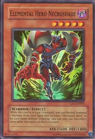 Elemental Hero Necroshade - GX1-EN001 - Super Rare available at 401 Games Canada