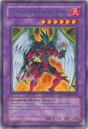 Elemental Hero Phoenix Enforcer - DR04 - EN212 - Rare available at 401 Games Canada