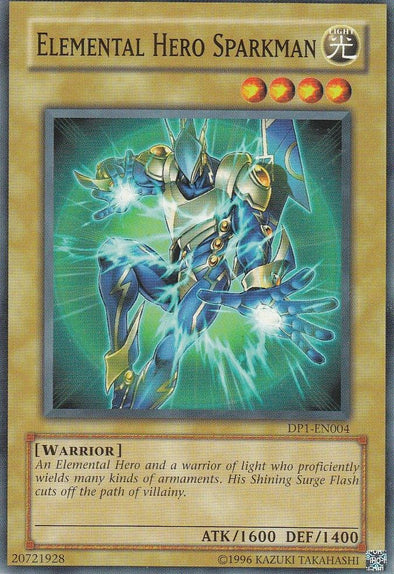 Elemental Hero Sparkman - DP1-EN004 - Common - Unlimited available at 401 Games Canada