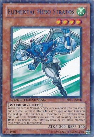 Elemental Hero Stratos - DT03-EN058 - Rare Parallel Rare available at 401 Games Canada