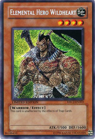 Elemental Hero Wildheart - EHC2-EN003 - Secret Rare available at 401 Games Canada