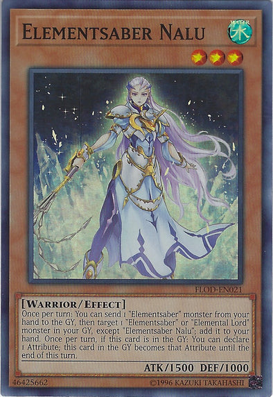 Elementsaber Nalu - FLOD-EN021 - Super Rare - Unlimited available at 401 Games Canada