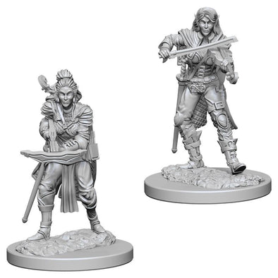 Elf Female Bard - Pathfinder Deep Cuts Unpainted Minis available at 401 Games Canada