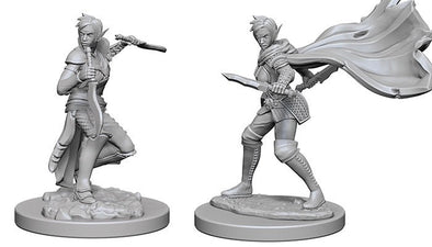 Elf Female Rogue - Pathfinder Deep Cuts Unpainted Minis available at 401 Games Canada