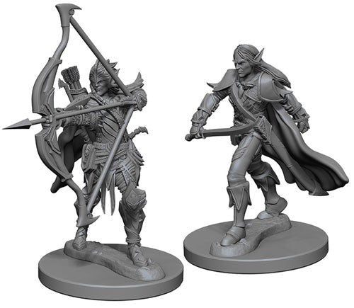 Elf Male Fighter - Pathfinder Deep Cuts Unpainted Minis available at 401 Games Canada