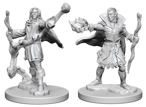 Elf Male Sorcerer - Pathfinder Deep Cuts Unpainted Minis available at 401 Games Canada