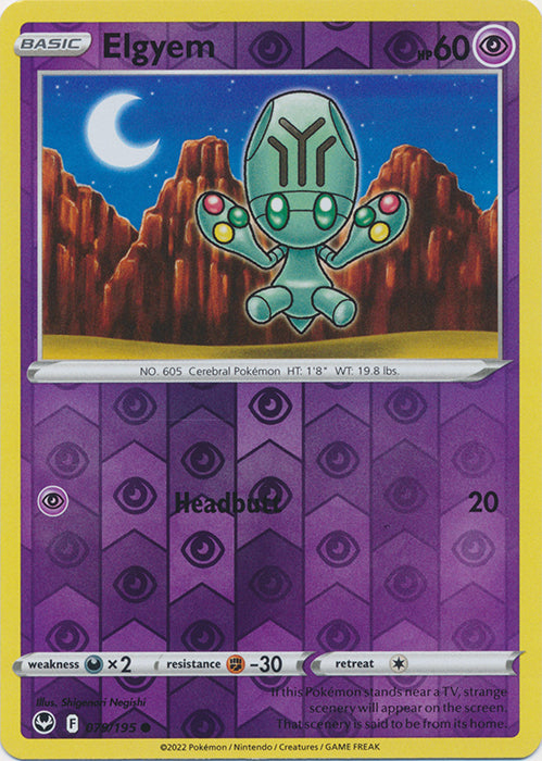 Elgyem - 079/195 - Common - Reverse Holo available at 401 Games Canada