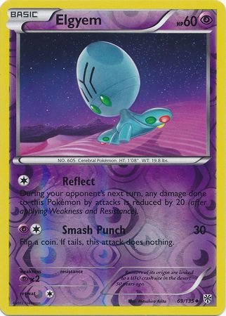 Elgyem - 69/135 - Uncommon - Reverse Holo available at 401 Games Canada