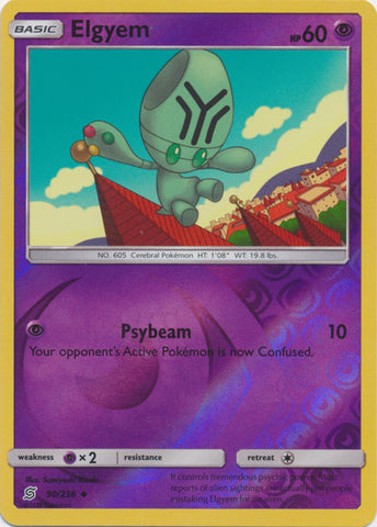 Elgyem - 90/236 - Uncommon - Reverse Holo available at 401 Games Canada