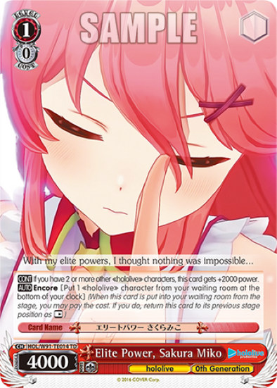 Elite Power, Sakura Miko (TD) available at 401 Games Canada