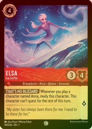 Elsa (Ice Surfer) - 109/204 - Common (Foil) available at 401 Games Canada