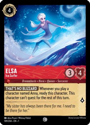 Elsa (Ice Surfer) - 109/204 - Common available at 401 Games Canada