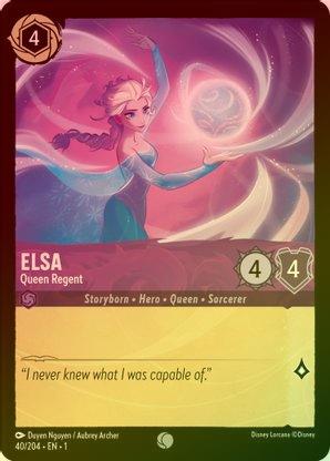 Elsa (Queen Regent) - 40/204 - Common (Foil) available at 401 Games Canada