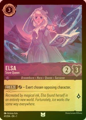 Elsa (Snow Queen) - 41/204 - Uncommon (Foil) available at 401 Games Canada