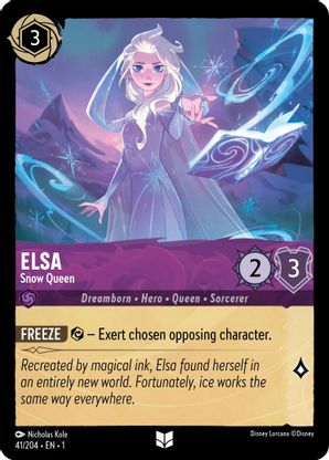 Elsa (Snow Queen) - 41/204 - Uncommon available at 401 Games Canada