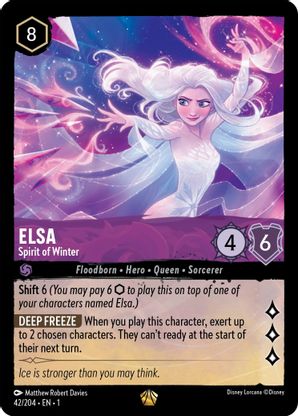 Elsa (Spirit of Winter) - 42/204 - Legendary available at 401 Games Canada