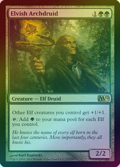 Elvish Archdruid (Foil) (M12) available at 401 Games Canada