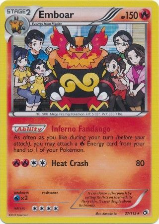 Emboar - 27/113 - Holo Rare available at 401 Games Canada