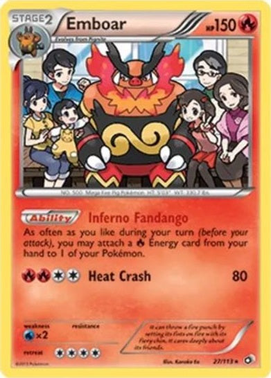 Emboar - 27/113 - Rare - Theme Deck Exclusive available at 401 Games Canada