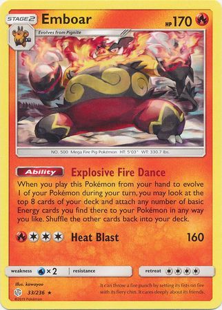 Emboar - 33/236 - Rare available at 401 Games Canada