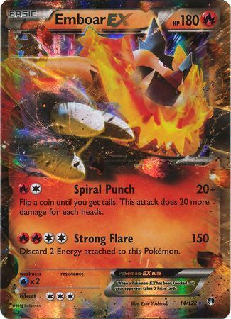Emboar EX - 14/122 - Ultra Rare available at 401 Games Canada