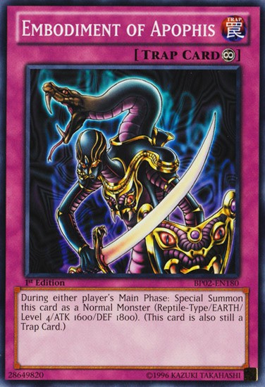 Embodiment of Apophis - BP02-EN180 - Common - 1st Edition available at 401 Games Canada