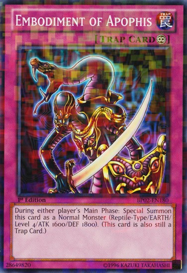Embodiment of Apophis - BP02-EN180 - Mosaic Rare - 1st Edition available at 401 Games Canada