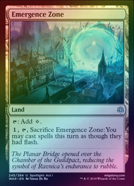出現領域/Emergence Zone Foil 401 Games Canada - Emergence Zone (Foil) (WAR)