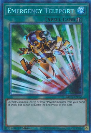 Emergency Teleport - GRCR-EN055 - Collector's Rare - 1st Edition available at 401 Games Canada