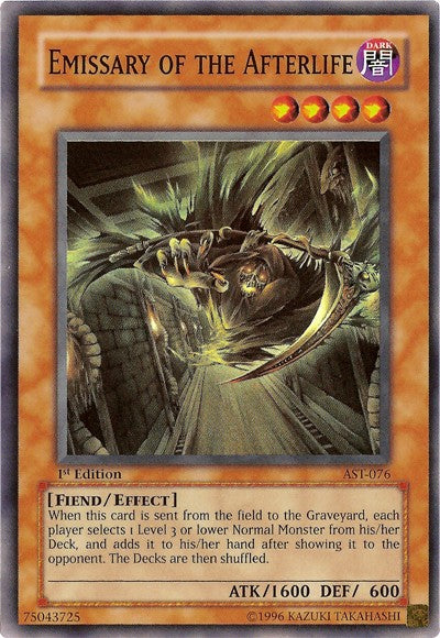 Emissary of the Afterlife - AST-076 - Super Rare - 1st Edition available at 401 Games Canada