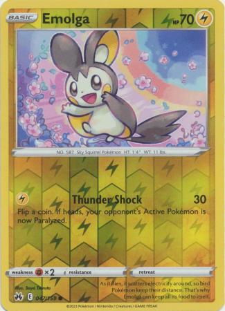 Emolga - 047/159 - Common - Reverse Holo available at 401 Games Canada
