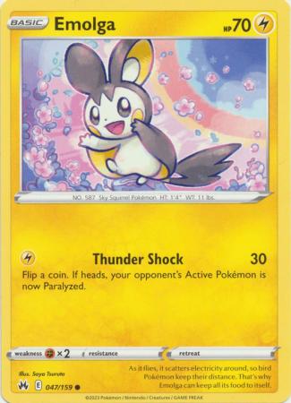 Emolga - 047/159 - Common available at 401 Games Canada