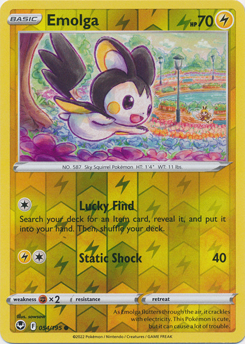 Emolga - 054/195 - Common - Reverse Holo available at 401 Games Canada