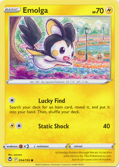 Emolga - 054/195 - Common available at 401 Games Canada