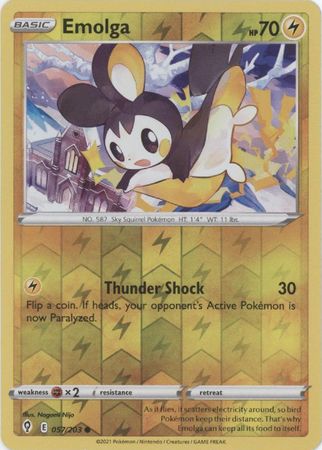 Emolga - 057/203 - Common - Reverse Holo available at 401 Games Canada