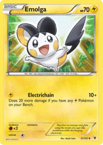 Emolga - 37/101 - Uncommon available at 401 Games Canada