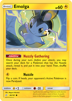 Emolga - 46/181 - Common available at 401 Games Canada