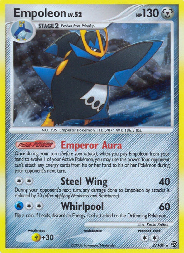 Empoleon - 2/100 - Holo Rare available at 401 Games Canada