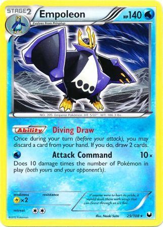 Empoleon - 29/108 - Rare - Theme Deck Exclusive available at 401 Games Canada