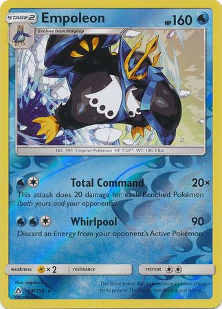 Empoleon - 34/156 - Rare - Reverse Holo available at 401 Games Canada