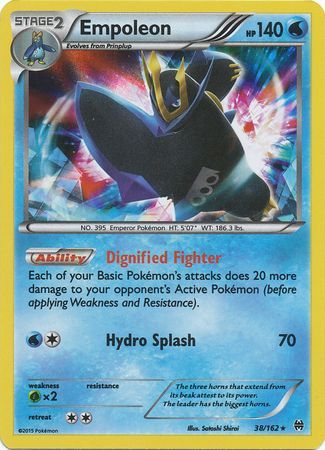 Empoleon - 38/162 - Holo Rare available at 401 Games Canada