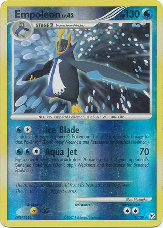 Empoleon - 4/130 - Holo Rare - Reverse Holo available at 401 Games Canada