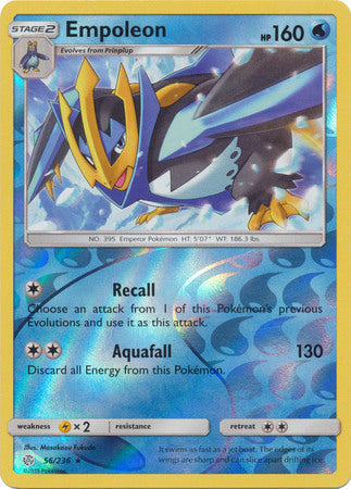 Empoleon - 56/236 - Rare - Reverse Holo available at 401 Games Canada